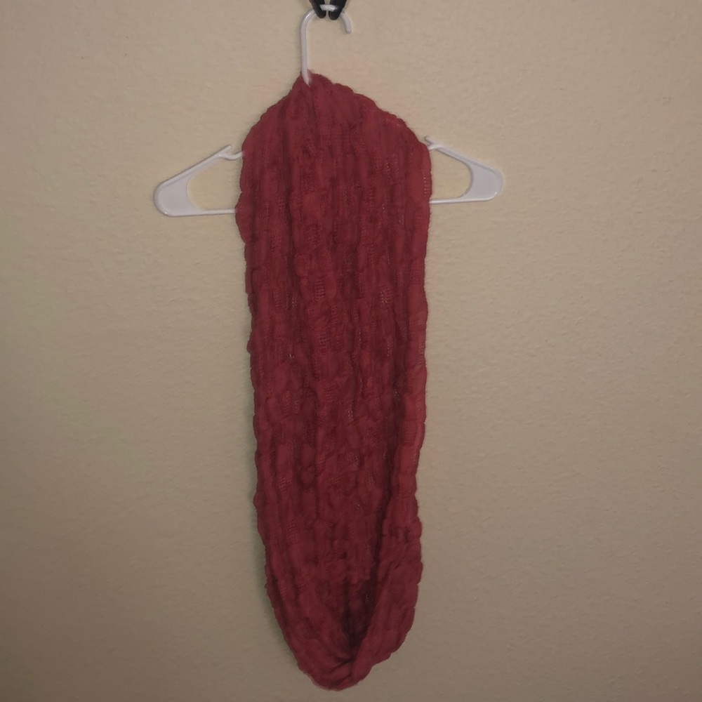 Red Infiniti scarf